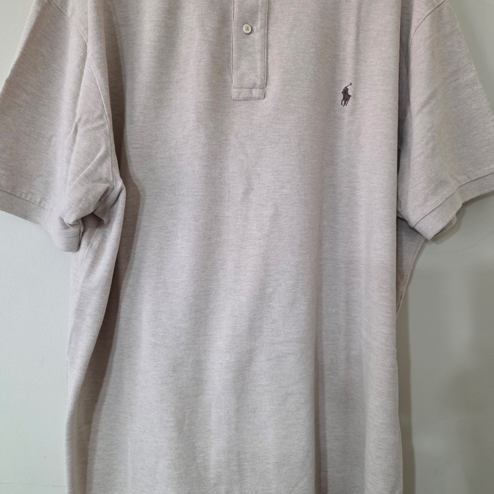 Polo by Ralph Lauren Light Gray Men's Polo Shirt